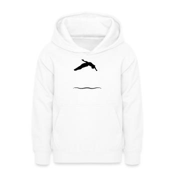 Turmspringer - Teenager Hoodie - Weiß - Vorne - AI Model Teenager Male dark (155cm)