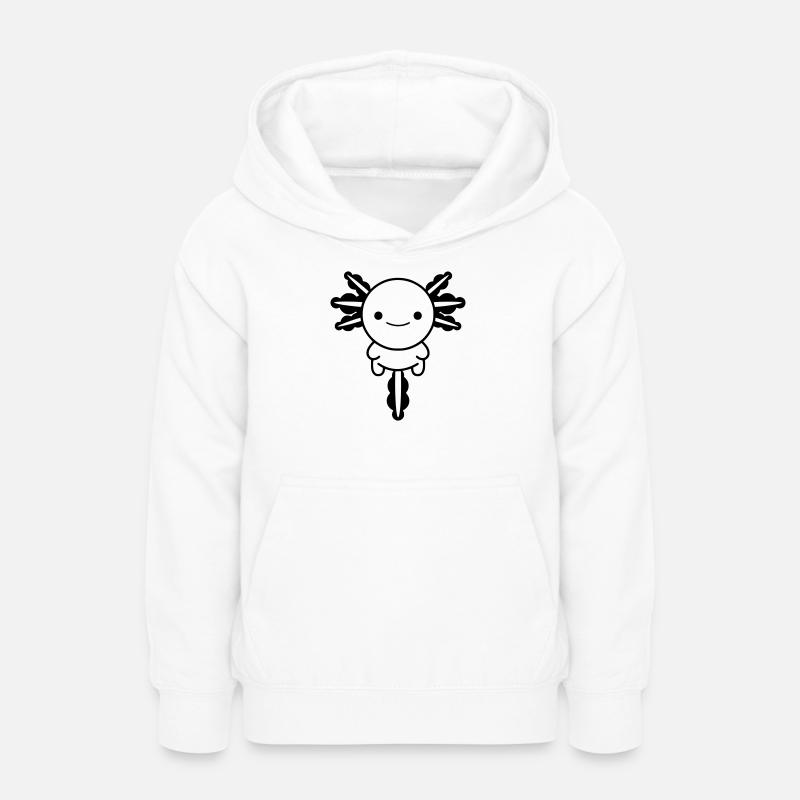 Axolotl - Sweat à capuche Ado - blanc