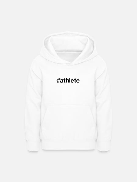 ATHLETE - Teenager Hoodie - Weiß