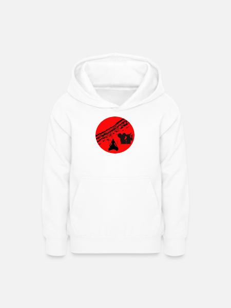 Piraten - Teenager Hoodie - Weiß