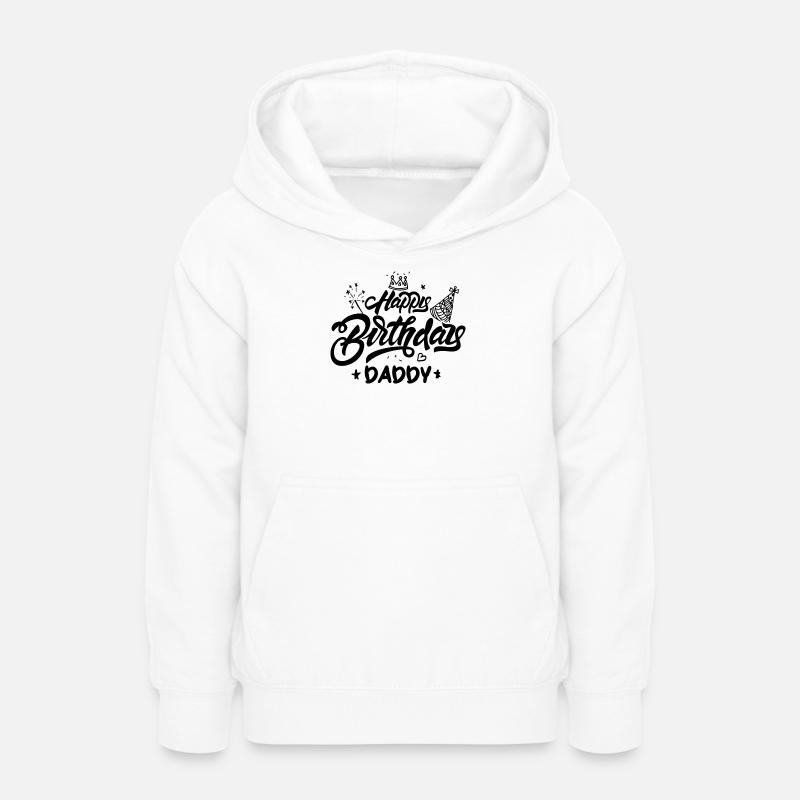 Joyeux anniversaire papa - Sweat à capuche Ado - blanc