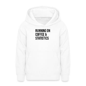 Statistik - Teenager Hoodie - Weiß - Vorne - AI Model Teenager Male dark (155cm)