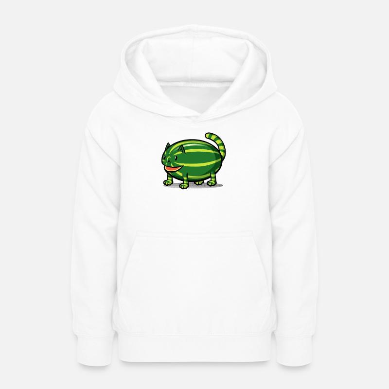 Catermelon - Sweat à capuche Ado - blanc