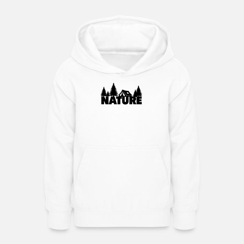 Nature - Sweat à capuche Ado - blanc
