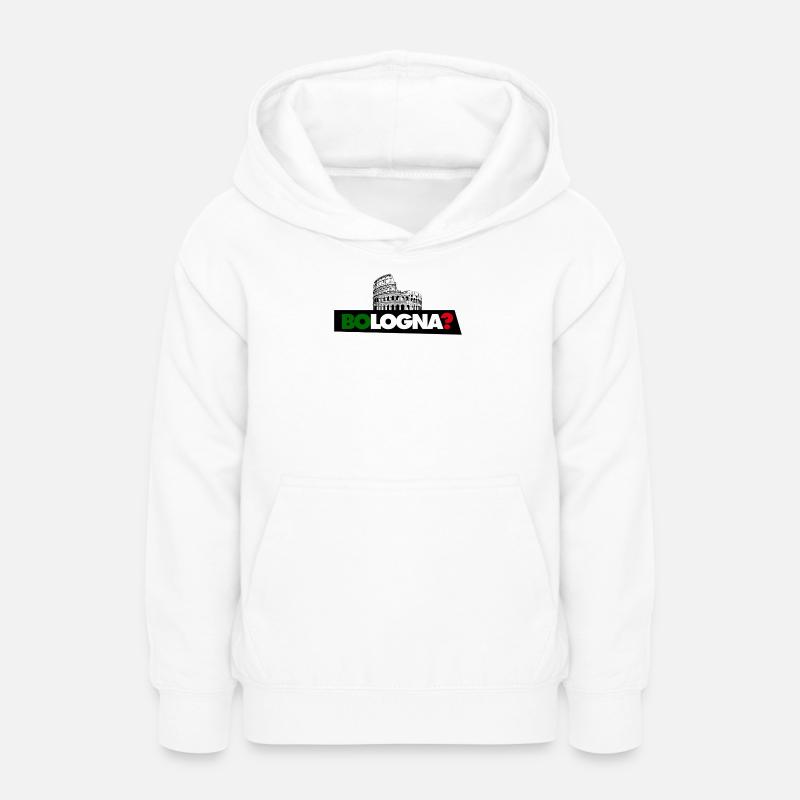 Bologne? - Sweat à capuche Ado - blanc