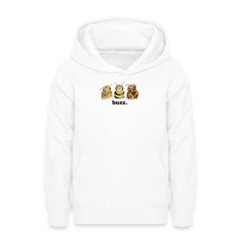 Bourdonnement des abeilles – Bourdonnement drôle pour les amateurs d’abeilles - Sweat à capuche Ado - blanc - Devant - AI Model Teenager Male dark (155cm)