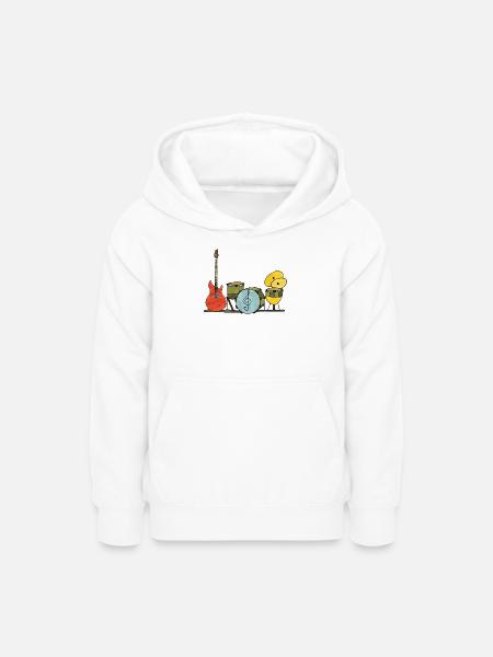 Musikinstrumente - Teenager Hoodie - Weiß