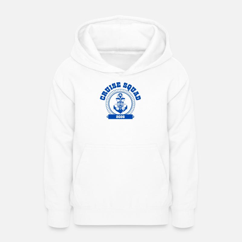 Équipe de croisière 2026 🌊🚗 - Sweat à capuche Ado - blanc