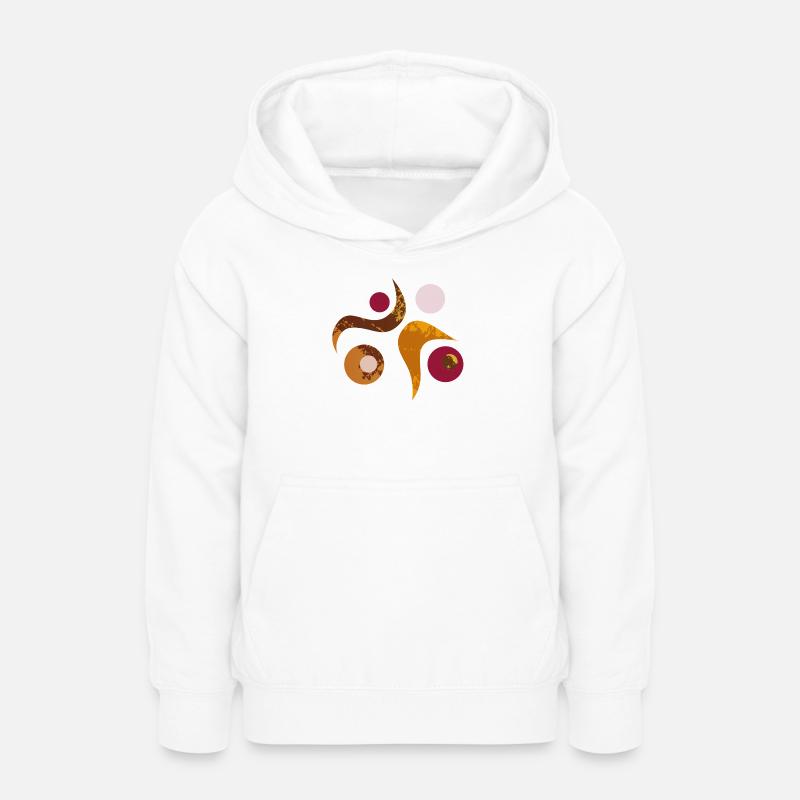 Yoga design_49 - Sweat à capuche Ado - blanc