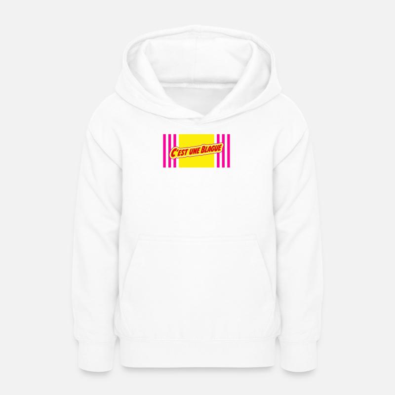 C'est une blague - Sweat à capuche Ado - blanc