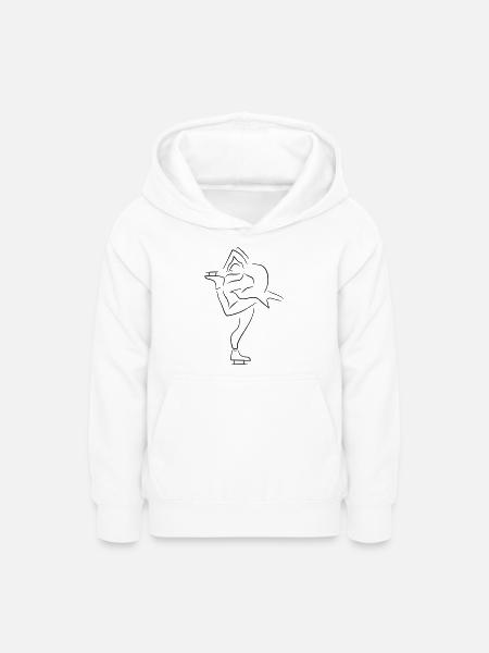 Eiskunstläuferin - Teenager Hoodie - Weiß