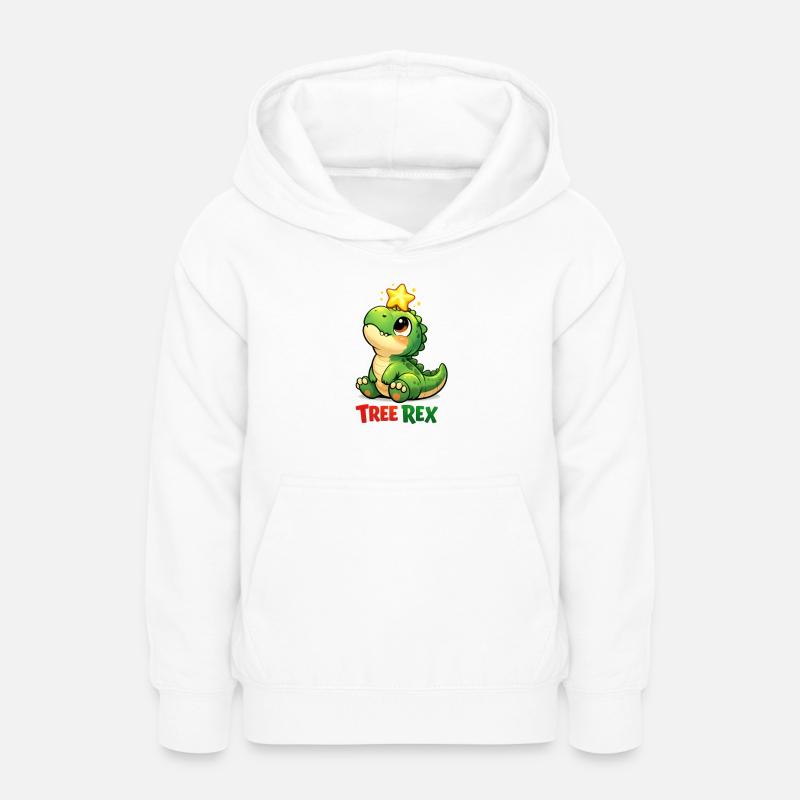 Tree Rex Dino T Rex - Sweat à capuche Ado - blanc