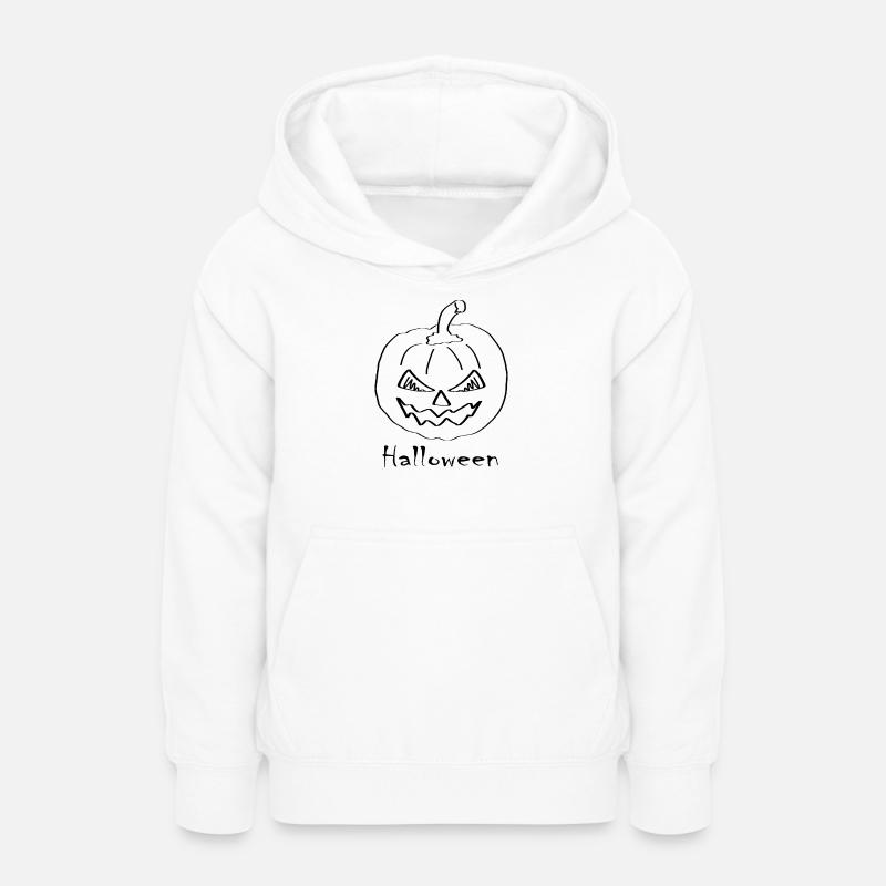 halloween 1 - Sweat à capuche Ado - blanc