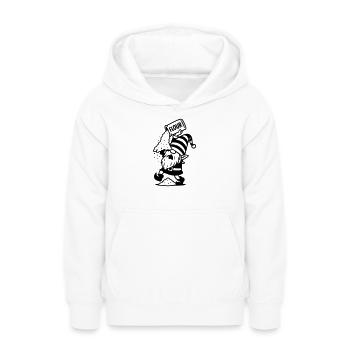 Gnome Flour Biscuits Bake - Teen Hoodie - white - Front - AI Model Teenager Male dark (155cm)