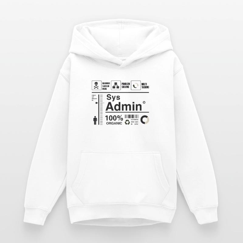sys admin Computer Nerd pc Kit programmer Humor lo Teenager Hoodie