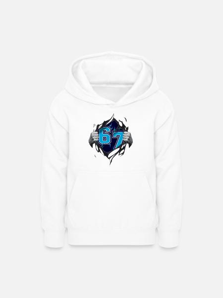 67 - Teenager Hoodie - Weiß
