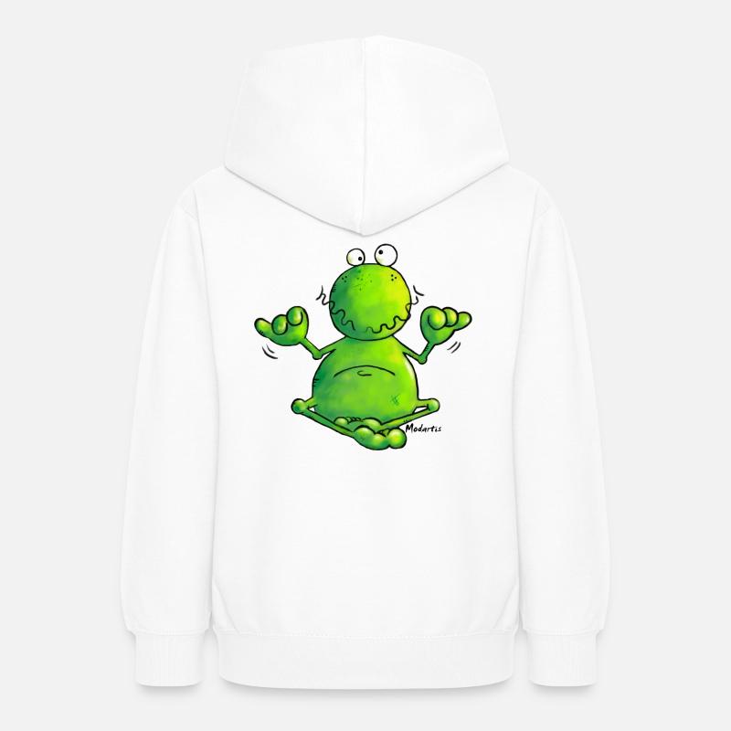 Grenouille - Sweat à capuche Ado - blanc