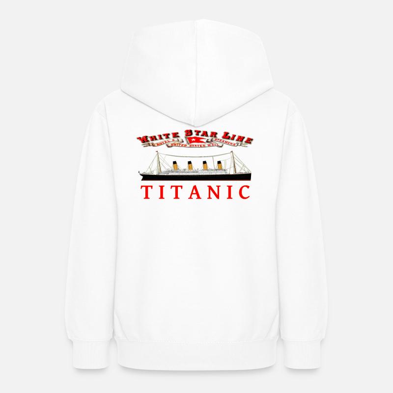 TITANIC création Louis RUNEMBERG © Adagp - Sweat à capuche Ado - blanc