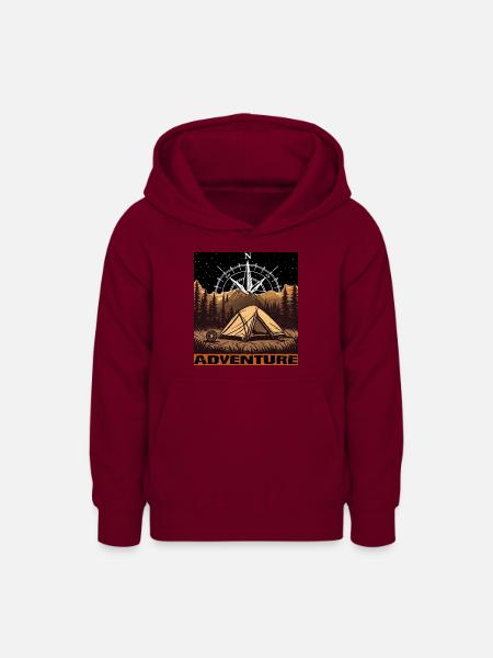 Abenteuer - Teenager Hoodie - Bordeaux