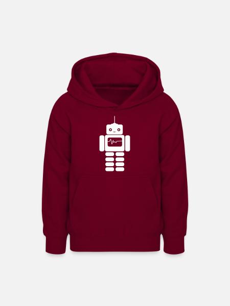 roboter - Teenager Hoodie - Bordeaux