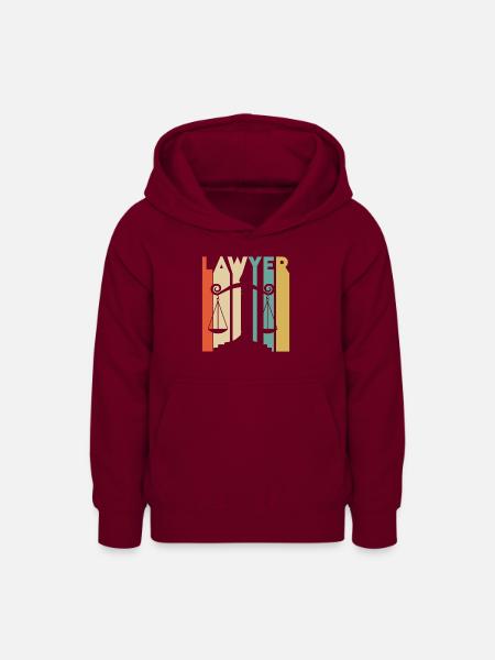 Anwalt - Teenager Hoodie - Bordeaux