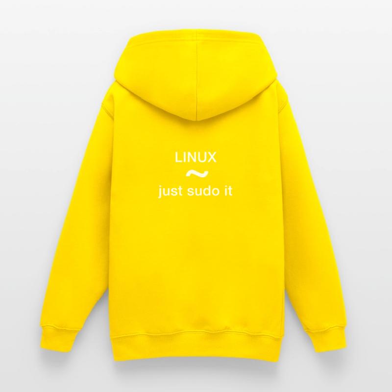 linux just sudo it Admin Programmer pc Nerd lol Teen Hoodie
