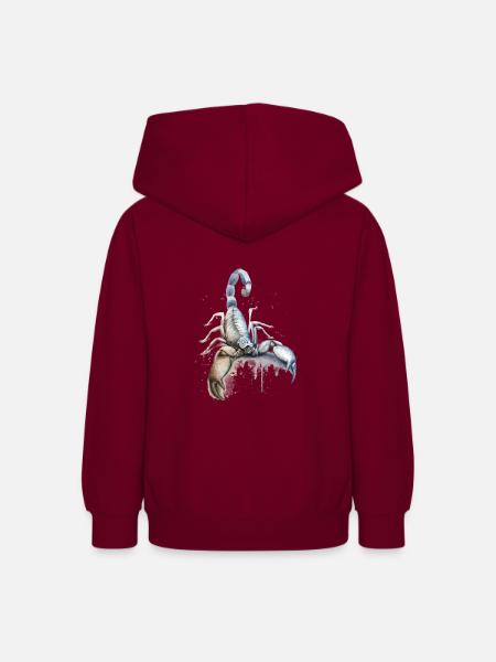 Sternzeichen Skorpion - Teenager Hoodie - Bordeaux