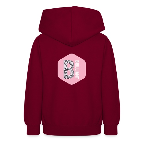 B brilliant pink - Teenager hoodie