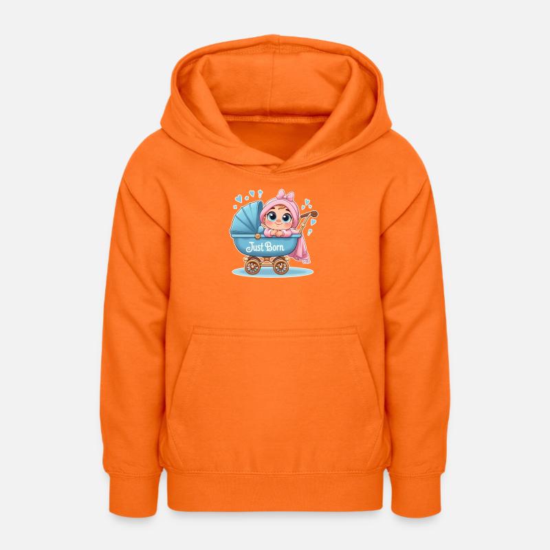 Just Born - Sweat à capuche Ado - orange