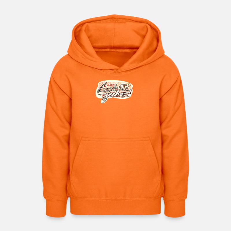 Conception de danse et de danse en ligne - Sweat à capuche Ado - orange
