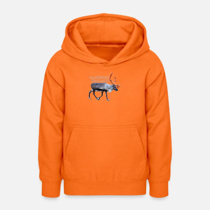 Saariselka - Sweat à capuche Ado - orange