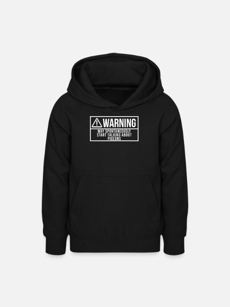 Taube Taube - Teenager Hoodie - Schwarz