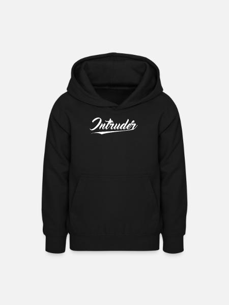Intruder - Teenager Hoodie - Schwarz