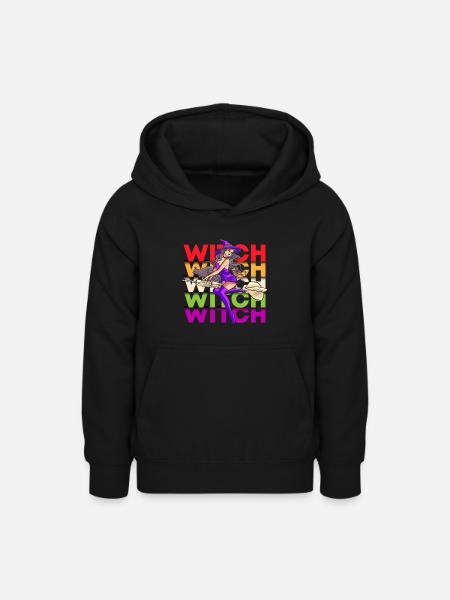 Hexerei Magie Hexen - Teenager Hoodie - Schwarz