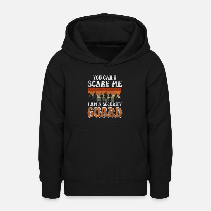 Garde cynique du bâtiment de la sécurité - Sweat à capuche Ado - noir