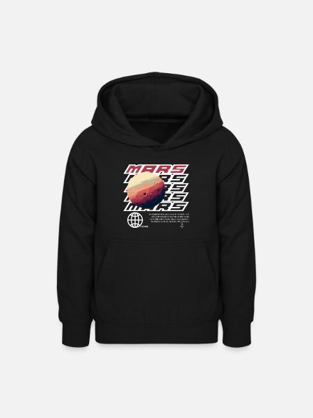Mars - Teenager Hoodie - Schwarz
