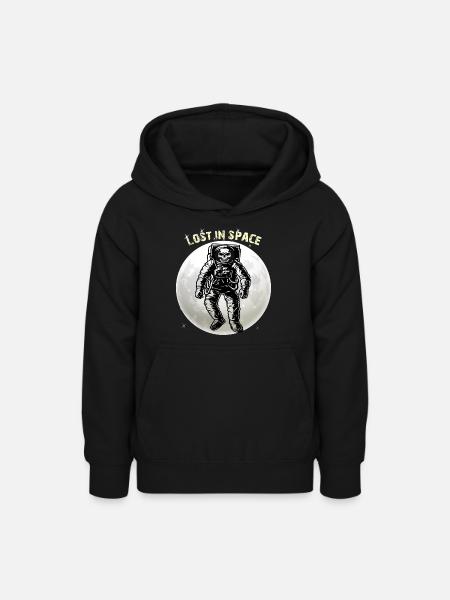 lost in space - Teenager Hoodie - Schwarz
