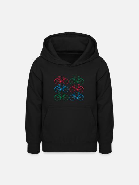 bikes - Teenager Hoodie - Schwarz