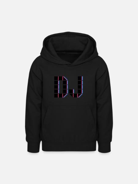 DJ - Teenager Hoodie - Schwarz