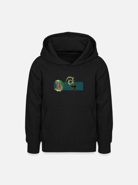 fleischfressende pflanze - Teenager Hoodie - Schwarz