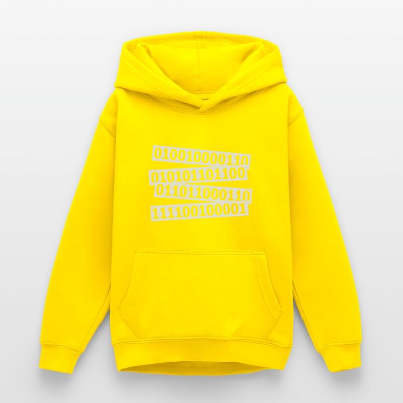Binary Code Program Language Teen Hoodie