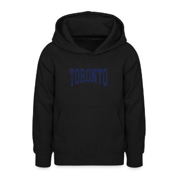 Toronto - Teen Hoodie - black - Front - AI Model Teenager Male light (155cm)