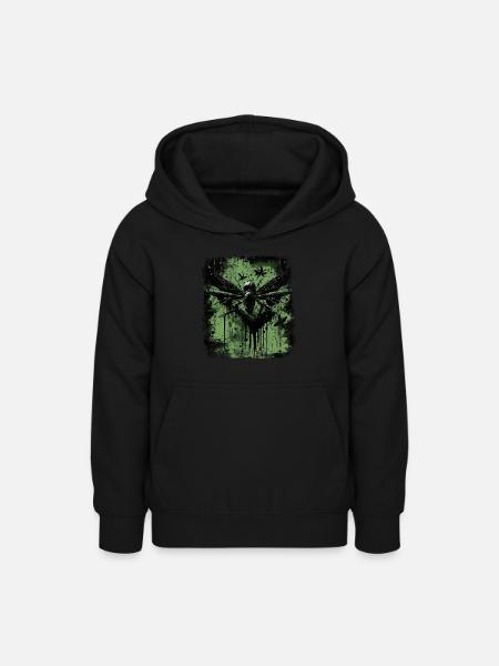 Gruseliges Horrorinsekt - Teenager Hoodie - Schwarz