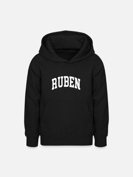 Ruben - Teenager Hoodie - Schwarz
