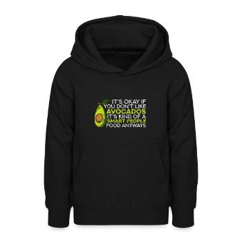 Avocado - Teenager Hoodie - Schwarz - Vorne - AI Model Teenager Male light (155cm)
