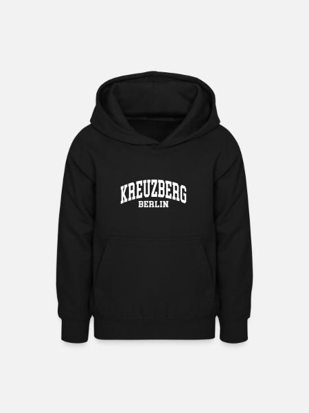 Kreuzberg - Teenager Hoodie - Schwarz