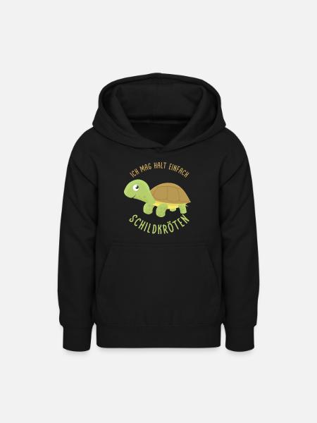 Schildkröten - Teenager Hoodie - Schwarz