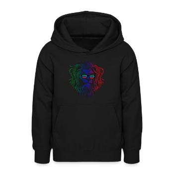 Daghestan - Sweat à capuche Ado - noir - Devant - AI Model Teenager Male light (155cm)