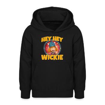 Wickie Und Die Starken Männer Hey Hey Wickie Lied - Teenager Hoodie - Schwarz - Vorne - AI Model Teenager Male light (155cm)