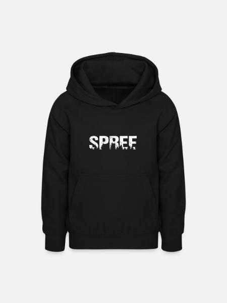 Spree Wald Natur - Teenager Hoodie - Schwarz